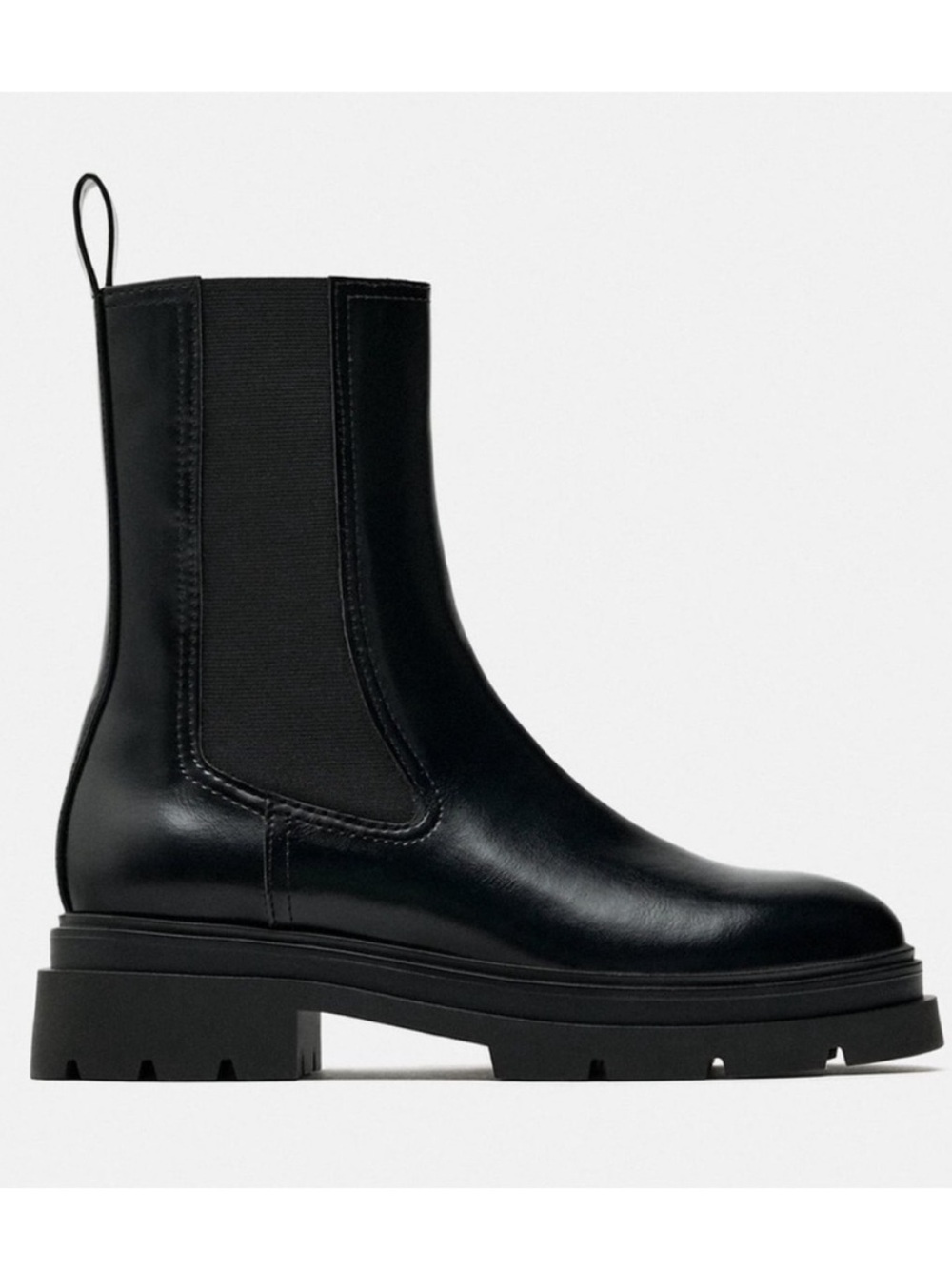 Zara Mid Calf Leather Boots